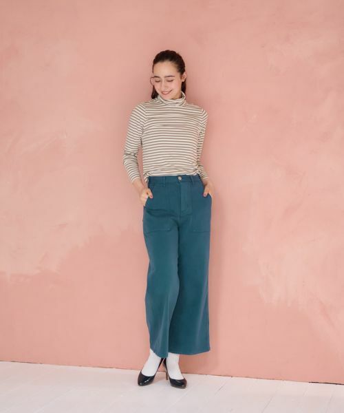 CARA O CRUZ / キャラ・オ・クルス その他パンツ | 洗えるベイカーパンツ【産地ナブル】 | 詳細28