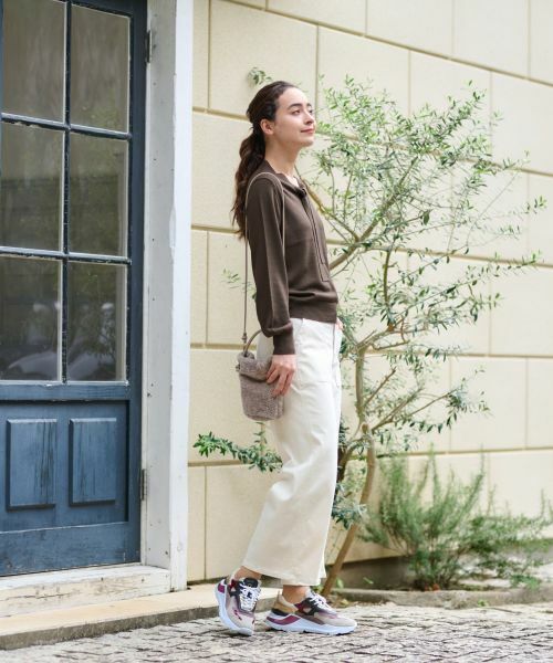 CARA O CRUZ / キャラ・オ・クルス その他パンツ | 洗えるベイカーパンツ【産地ナブル】 | 詳細4