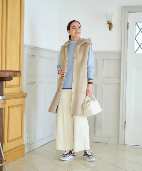 CARA O CRUZ / キャラ・オ・クルス その他パンツ | 洗えるベイカーパンツ【産地ナブル】 | 詳細7