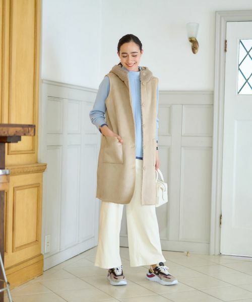 CARA O CRUZ / キャラ・オ・クルス その他パンツ | 洗えるベイカーパンツ【産地ナブル】 | 詳細8