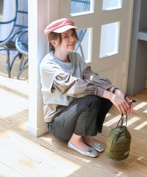 CARA O CRUZ / キャラ・オ・クルス デニムパンツ | 洗えるウエストリブブラックフレアパンツ | 詳細22