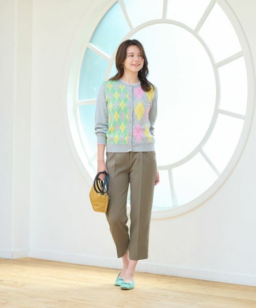 CARA O CRUZ / キャラ・オ・クルス カーディガン・ボレロ | 洗える アーガイルカーディガン | 詳細15