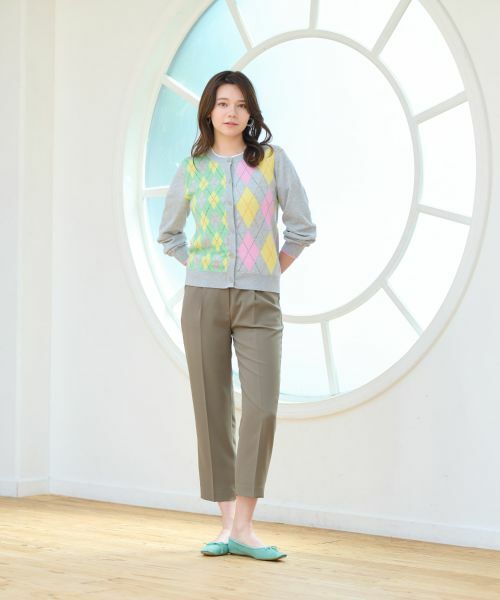 CARA O CRUZ / キャラ・オ・クルス カーディガン・ボレロ | 洗える アーガイルカーディガン | 詳細17