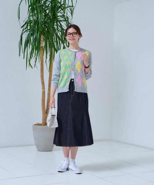 CARA O CRUZ / キャラ・オ・クルス カーディガン・ボレロ | 洗える アーガイルカーディガン | 詳細21