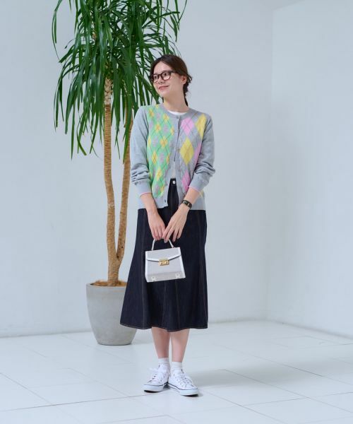 CARA O CRUZ / キャラ・オ・クルス カーディガン・ボレロ | 洗える アーガイルカーディガン | 詳細22