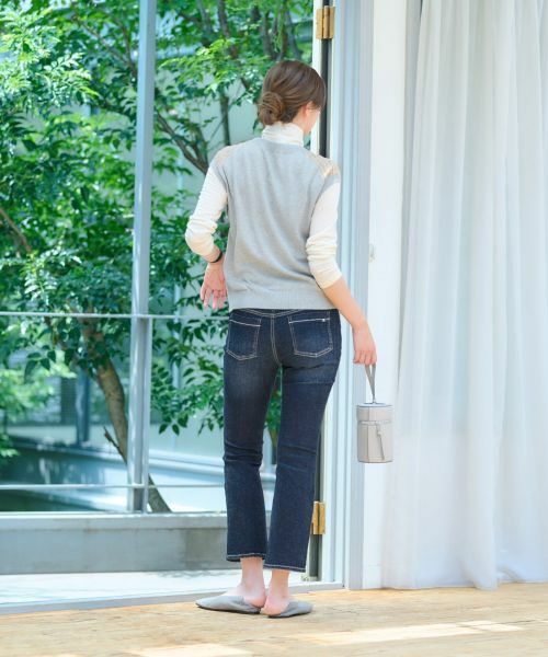 CARA O CRUZ / キャラ・オ・クルス テーラードジャケット | 洗える 前ジャカードニットベスト | 詳細20