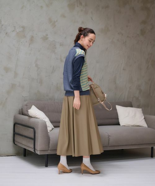 CARA O CRUZ / キャラ・オ・クルス テーラードジャケット | 洗える 前ジャカードニットベスト | 詳細8