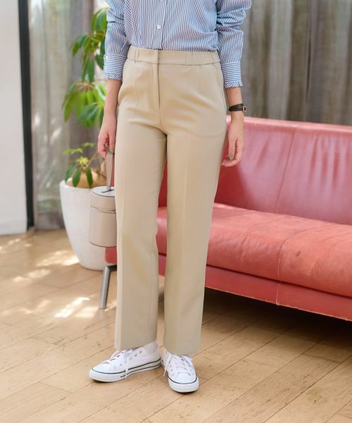 CARA O CRUZ / キャラ・オ・クルス その他パンツ | 洗える後ろウエストゴムパンツ | 詳細12