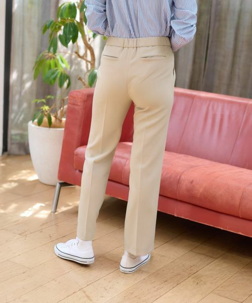 CARA O CRUZ / キャラ・オ・クルス その他パンツ | 洗える後ろウエストゴムパンツ | 詳細14