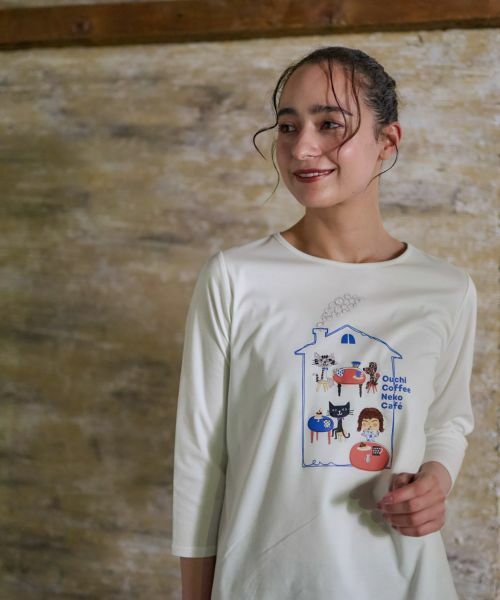 CARA O CRUZ / キャラ・オ・クルス カットソー | 洗える カフェTシャツ | 詳細1