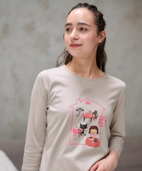 CARA O CRUZ / キャラ・オ・クルス カットソー | 洗える カフェTシャツ | 詳細11