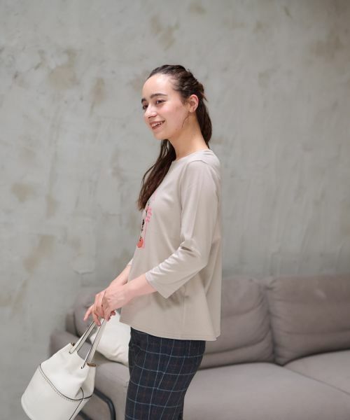 CARA O CRUZ / キャラ・オ・クルス カットソー | 洗える カフェTシャツ | 詳細12