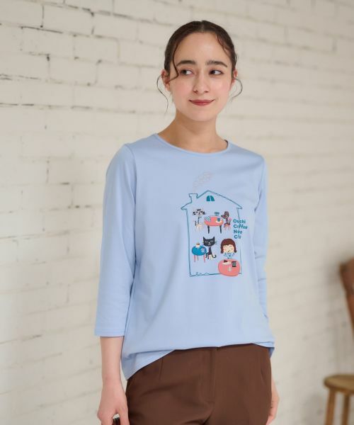 CARA O CRUZ / キャラ・オ・クルス カットソー | 洗える カフェTシャツ | 詳細19