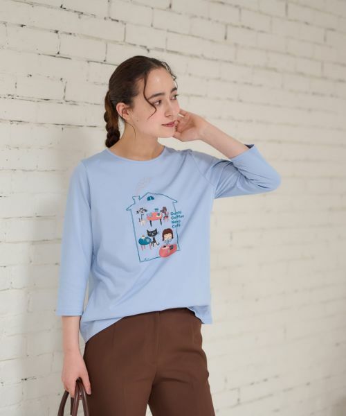 CARA O CRUZ / キャラ・オ・クルス カットソー | 洗える カフェTシャツ | 詳細20