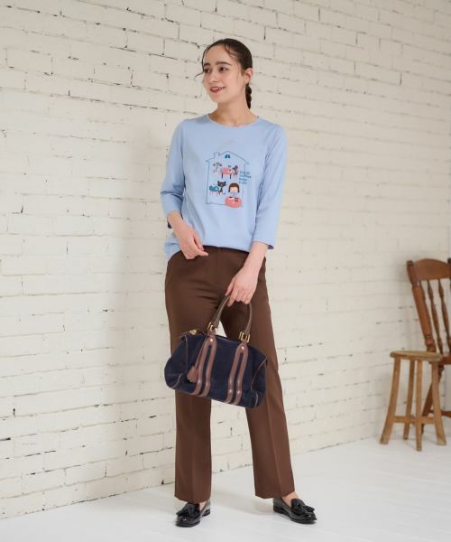 CARA O CRUZ / キャラ・オ・クルス カットソー | 洗える カフェTシャツ | 詳細22