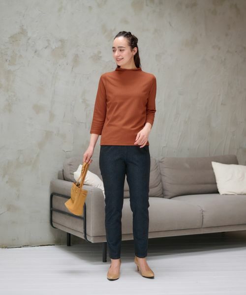 CARA O CRUZ / キャラ・オ・クルス カットソー | 洗える ボトルネックカットソー | 詳細19