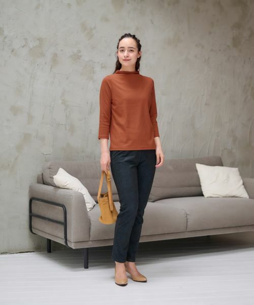 CARA O CRUZ / キャラ・オ・クルス カットソー | 洗える ボトルネックカットソー | 詳細20