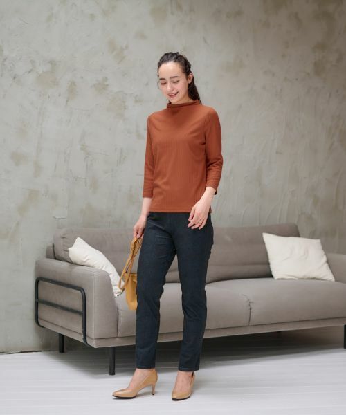 CARA O CRUZ / キャラ・オ・クルス カットソー | 洗える ボトルネックカットソー | 詳細21