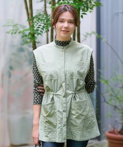 CARA O CRUZ / キャラ・オ・クルス テーラードジャケット | 【撥水 洗える】ドロストベスト