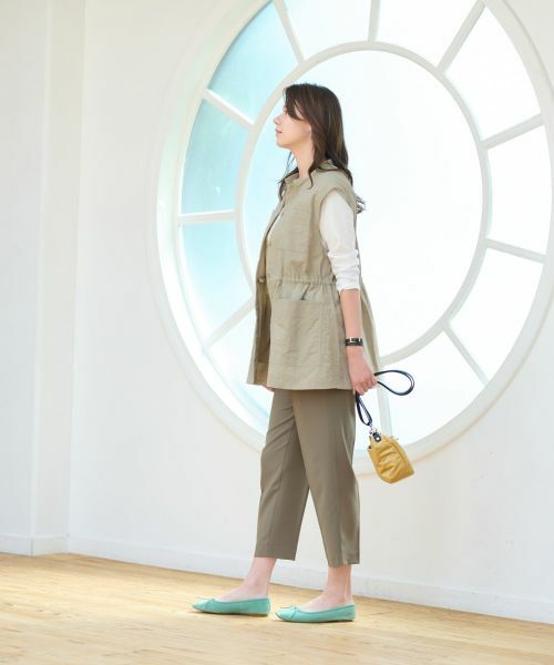 CARA O CRUZ / キャラ・オ・クルス テーラードジャケット | 【撥水 洗える】ドロストベスト | 詳細11