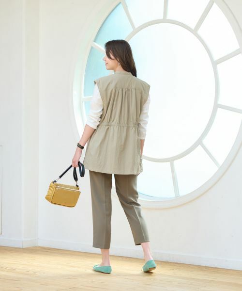 CARA O CRUZ / キャラ・オ・クルス テーラードジャケット | 【撥水 洗える】ドロストベスト | 詳細13