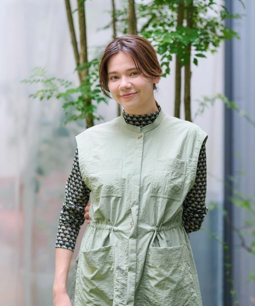 CARA O CRUZ / キャラ・オ・クルス テーラードジャケット | 【撥水 洗える】ドロストベスト | 詳細14