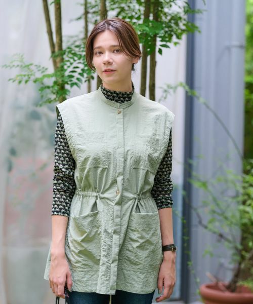 CARA O CRUZ / キャラ・オ・クルス テーラードジャケット | 【撥水 洗える】ドロストベスト | 詳細15