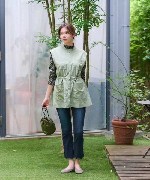 CARA O CRUZ / キャラ・オ・クルス テーラードジャケット | 【撥水 洗える】ドロストベスト | 詳細21