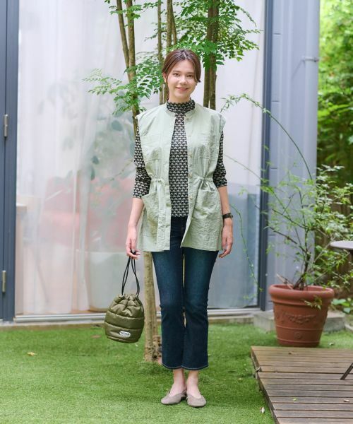 CARA O CRUZ / キャラ・オ・クルス テーラードジャケット | 【撥水 洗える】ドロストベスト | 詳細22