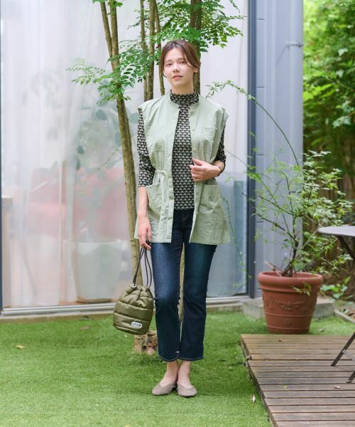 CARA O CRUZ / キャラ・オ・クルス テーラードジャケット | 【撥水 洗える】ドロストベスト | 詳細23