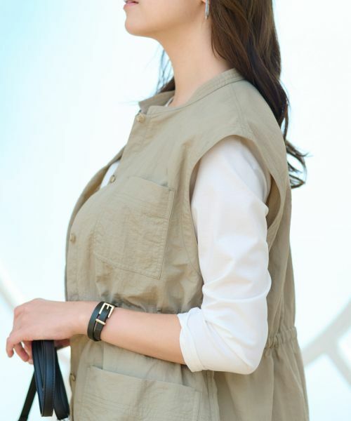 CARA O CRUZ / キャラ・オ・クルス テーラードジャケット | 【撥水 洗える】ドロストベスト | 詳細26