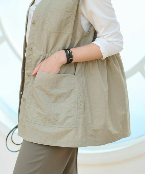 CARA O CRUZ / キャラ・オ・クルス テーラードジャケット | 【撥水 洗える】ドロストベスト | 詳細27