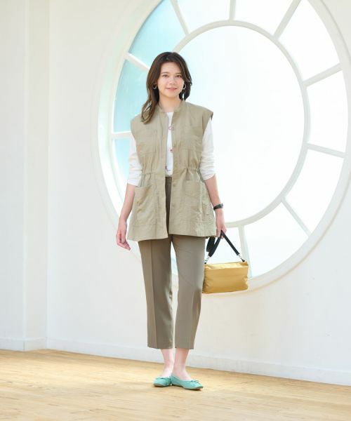 CARA O CRUZ / キャラ・オ・クルス テーラードジャケット | 【撥水 洗える】ドロストベスト | 詳細7