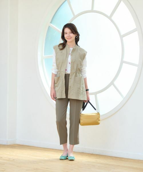 CARA O CRUZ / キャラ・オ・クルス テーラードジャケット | 【撥水 洗える】ドロストベスト | 詳細8