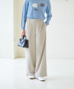 CARA O CRUZ / キャラ・オ・クルス その他パンツ | 洗える ウエスト伸縮コーデュロイパンツ【セットアップ】
