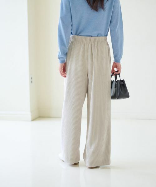 CARA O CRUZ / キャラ・オ・クルス その他パンツ | 洗える ウエスト伸縮コーデュロイパンツ【セットアップ】 | 詳細22