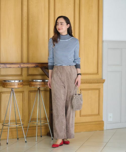 CARA O CRUZ / キャラ・オ・クルス その他パンツ | 洗える ウエスト伸縮コーデュロイパンツ【セットアップ】 | 詳細9