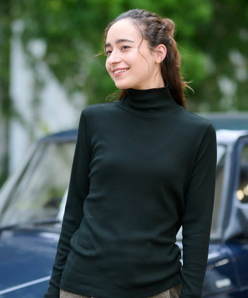 CARA O CRUZ / キャラ・オ・クルス カットソー | 洗える タートルネックカットソー | 詳細1