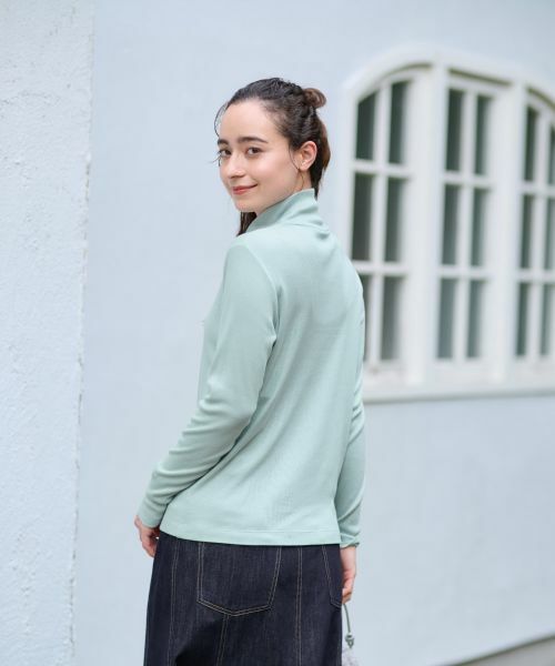 CARA O CRUZ / キャラ・オ・クルス カットソー | 洗える タートルネックカットソー | 詳細12