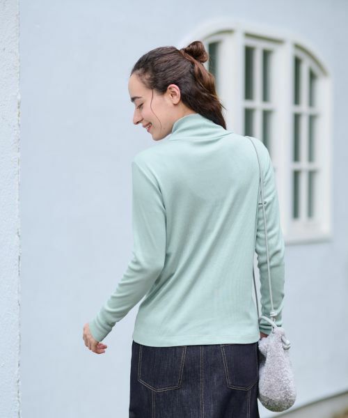 CARA O CRUZ / キャラ・オ・クルス カットソー | 洗える タートルネックカットソー | 詳細13