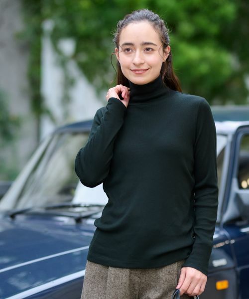 CARA O CRUZ / キャラ・オ・クルス カットソー | 洗える タートルネックカットソー | 詳細2