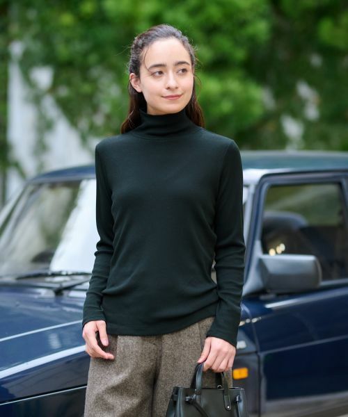 CARA O CRUZ / キャラ・オ・クルス カットソー | 洗える タートルネックカットソー | 詳細3