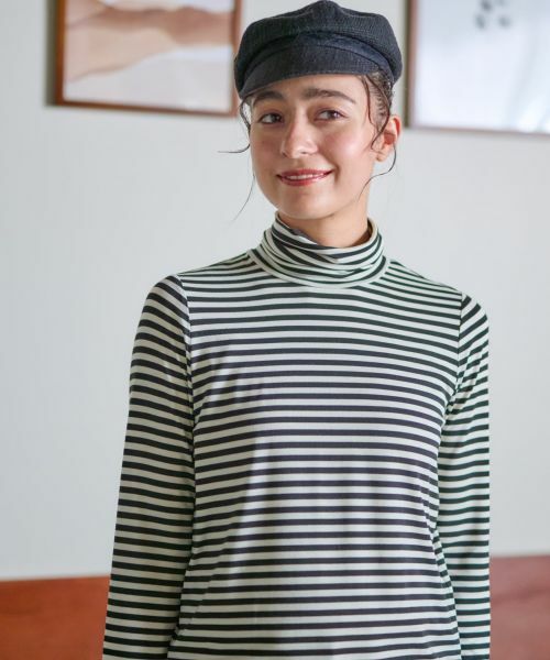 CARA O CRUZ / キャラ・オ・クルス カットソー | 洗える タートルネックボーダーカットソー | 詳細17