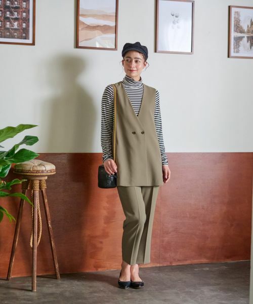 CARA O CRUZ / キャラ・オ・クルス カットソー | 洗える タートルネックボーダーカットソー | 詳細19