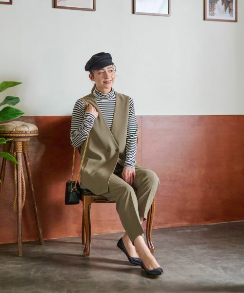 CARA O CRUZ / キャラ・オ・クルス カットソー | 洗える タートルネックボーダーカットソー | 詳細21