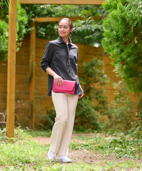 CARA O CRUZ / キャラ・オ・クルス シャツ・ブラウス | 洗える タイ付シャツ【CoC by CARA O CRUZ】 | 詳細16