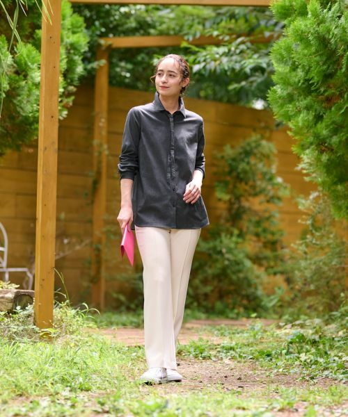 CARA O CRUZ / キャラ・オ・クルス シャツ・ブラウス | 洗える タイ付シャツ【CoC by CARA O CRUZ】 | 詳細17