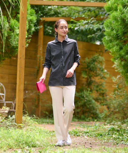 CARA O CRUZ / キャラ・オ・クルス シャツ・ブラウス | 洗える タイ付シャツ【CoC by CARA O CRUZ】 | 詳細18