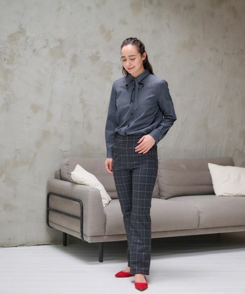 CARA O CRUZ / キャラ・オ・クルス シャツ・ブラウス | 洗える タイ付シャツ【CoC by CARA O CRUZ】 | 詳細30