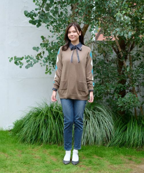 CARA O CRUZ / キャラ・オ・クルス シャツ・ブラウス | 洗える タイ付シャツ【CoC by CARA O CRUZ】 | 詳細5